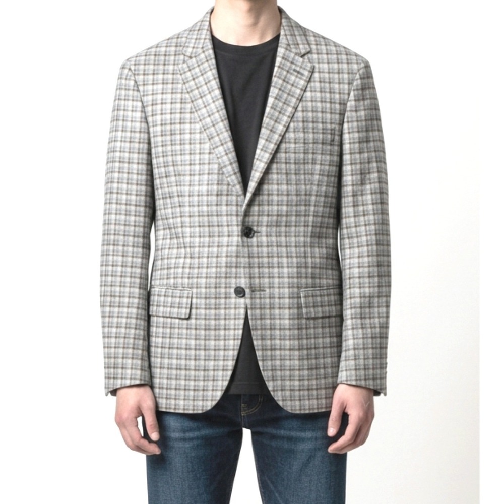Todd Snyder Sutton Fit Reda Milano Super 130s Wool Plaid Blazer Sport Coat 40R